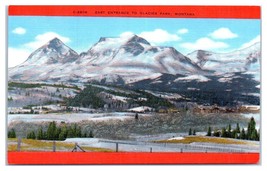 East Entrance Glacier National Park Unused Postcard - $43.96