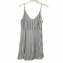 Rails Mattie Marine Striped Blue &amp; White Sleeveless Mini Dress Womens Si... - £27.06 GBP