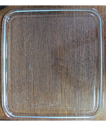 Vintage 14 1/4&quot; W X 15 7/8&quot; D Microwave Oven Square Glass Plate Tray Rep... - $89.38 CAD