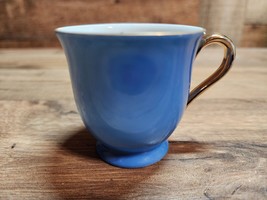 Vintage Czechoslovakia Victoria China  Miniature Blue Teacup - Beautiful! - £9.95 GBP