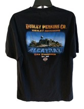 Harley Davidson San Francisco Alcatraz Dudley Perkins T-Shirt Black Larg... - €16,94 EUR