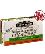 Trader Joe&#39;s Crown Prince Natural Smoked Oysters in Pure Olive Oil 3.0oz - £8.86 GBP