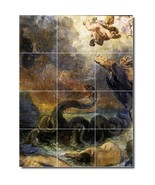 Eugene Delacroix Mythology Painting Ceramic Tile Mural BTZ02461 - $164.12 CAD+