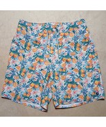 JOHNNIE-O Men&#39;s Tropical Lined Board Swim Beach Surf Trunks Shorts MEDIUM - $24.95
