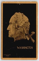 Metamorphic President George Washington 1909 C.M. Sax. Rare Postcard X25 - £110.08 GBP