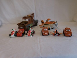 Disney Pixar Cars Lot Vehicles Lighting McQueen Tow Mater+ Airplane + More - £23.70 GBP