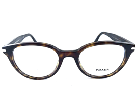 New PRADA VPR 0T7 2AU-1O1 50mm Round Tortoise Women&#39;s Eyeglasses Frame  #4 - £142.93 GBP