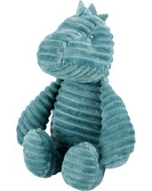 NWT Carters Plush Toy Stuffed Animal Blue Dinosaur Dino 11&quot; Corduroy Prehistoric - £16.69 GBP