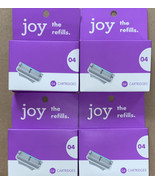 4 packs Joy The Refills 5 Bladed Razor Cartridges 16 TOTAL Free Shipping... - £27.69 GBP