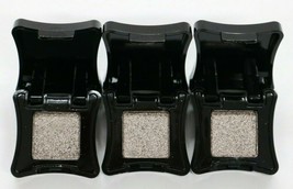 3X ILLAMASQUA Powder Eyeshadow in Invoke Silver Chrome 0.8 g / 0.02 oz each - £11.98 GBP