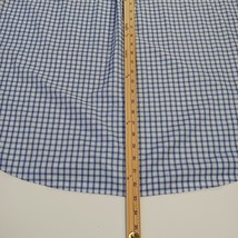 Classic Collection Regular Fit Men's Blue & White Check Button-Down Shirt Sz 3XL image 7