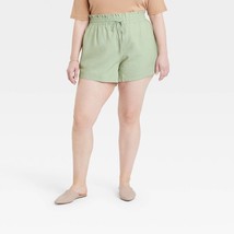 NEW Women&#39;s Plus Size High-Rise Pull-on Shorts - a New Day™ 4X - £11.94 GBP