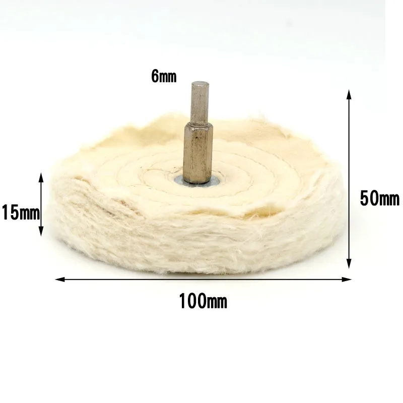Spherical Cylindrical T-shaped Tapered White Cloth Polishing Wheel Mirro... - €77,68 EUR