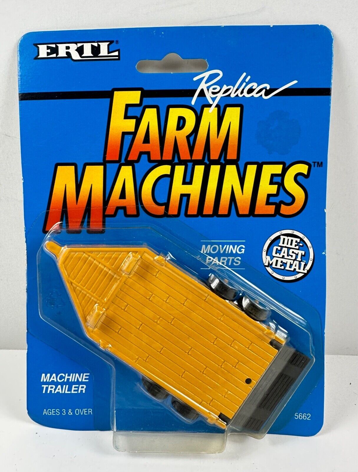 Primary image for 1993 ERTL Farm Machines DieCast Farm Machine Trailer 1/64 #5662 New Old Stock