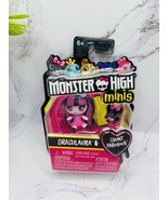 2017 Monster High Mini figurine Draculaura with Count Fabulous New Seale... - $22.50