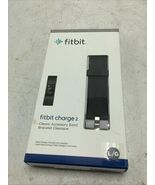 Fitbit Charge 2 Classic Accessory Band (Black) Replacement Bracelet Larg... - $14.99