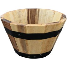 Avera Products AWP304100 10 x 6 Round Barrel Planter, 10&quot; x 6&quot; - £24.48 GBP