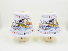 Alice In Wonderland Tea Party Night Light Paul Cardew Design Set Of 2 - £24.08 GBP