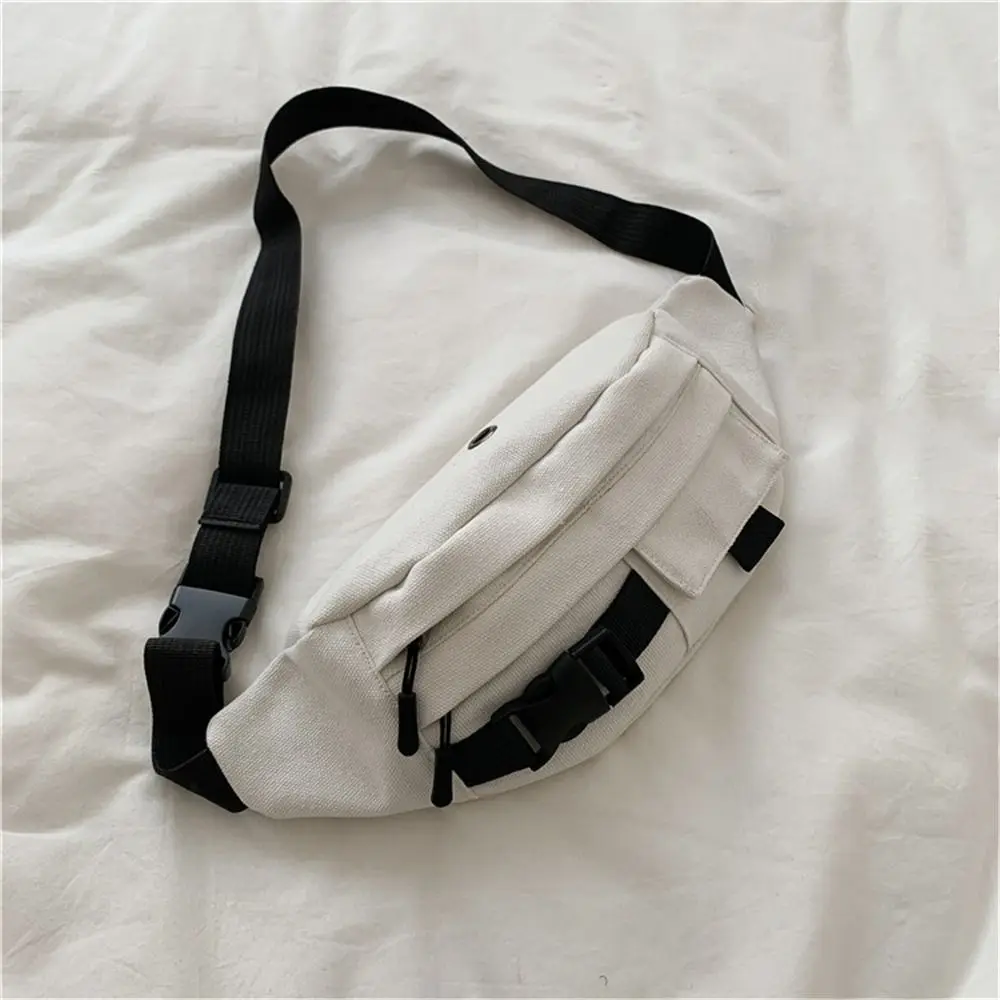 Student Solid Color Small Crossbody Bag Waist Bag Shoulder Bag Messenger Bag - £12.71 GBP