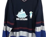 Athletic Knit Pen-NY Ice Stars XL Hockey Sewn AK Jersey #68  - £24.10 GBP
