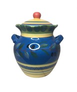 Pamela Gladding Cookie Jar 10&quot; Canister Colorful Biscuit Food Storage   - $50.75