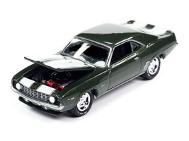 1969 Chevrolet Camaro Z/28 Green Metallic with White Stripes &quot;United States Pos - £16.17 GBP