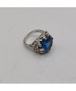Sterling 925 London BlueTopaz Ring, Size 7 - $1,491.19 MXN