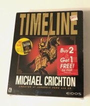Vintage Timeline Michael Crichton Eidos PC Game Windows 95/98 CD-ROM 2000 New - £13.77 GBP