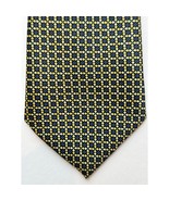 Rene Chagal Men&#39;s Handmade Necktie Tie Myung Ju Silk Navy Blue Tan 59x4&quot; - €7,74 EUR