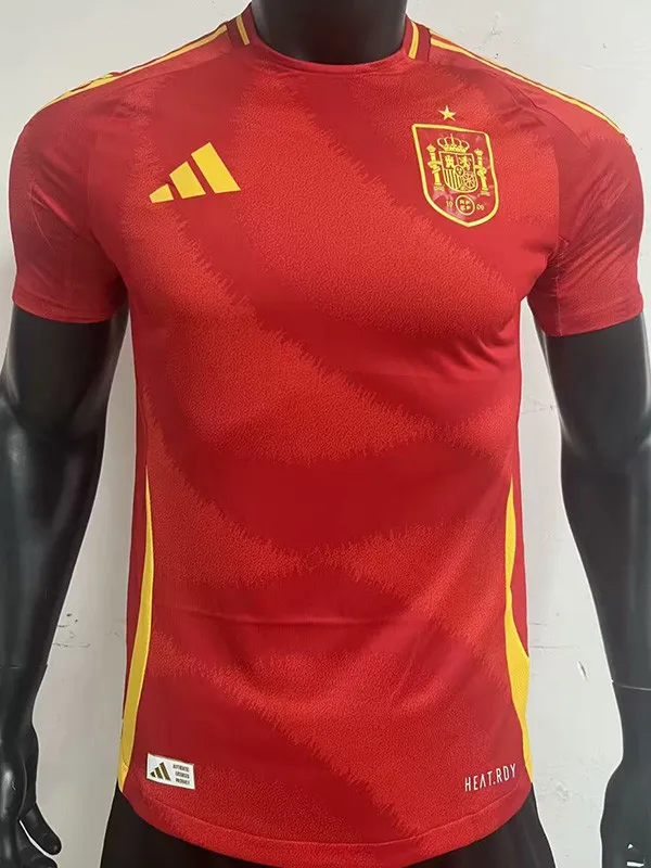 24-25 Spain Home Player Version Soccer Jersey - $99.99