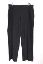 Eileen Fisher M Black Pull-On Straight Leg Viscose Nylon Stretch Pants - £29.89 GBP
