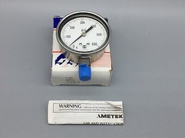 NEW Ametek 153014 Pressure Gauge 0-600Psi, 1/4&quot; NPT - $28.90