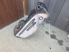 Titleist Players 4 Divider Stadry Dual Strap Golf Stand Bag White/Grey - $113.99