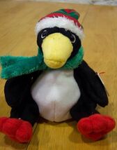 Ty Beanie Jingle Babies TOBOGGAN PENGUIN Stuffed Animal TOY - $14.85