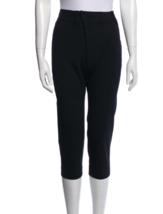 Nili Lotan  Virgin Wool Crop Stretch Straight Dress Pants Work Career Black - £96.89 GBP