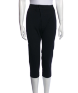 Nili Lotan  Virgin Wool Crop Stretch Straight Dress Pants Work Career Black - £56.64 GBP