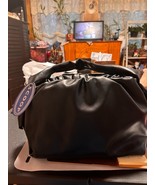 SCOOP Black Slouchy Shoulder Bag (One Size) Zippered Closure Eco-Friendl... - £16.30 GBP