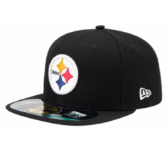 Nfl Pittsburgh Steelers New Era 59FIFTY On Field Fitted Cap Hat Authentic New - $13.75
