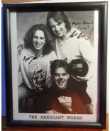  The Arrogant Worms Framed Photo 81/2 *11 Inch Autographed Kingston Orig... - $125.00