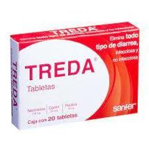 TREDA Aids with Diarrhea~20 Tablets~High Quality Treatment - £24.37 GBP