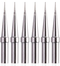 6 Pcs Replacement Tips Weller ET Soldering Iron Tips Silver NEW - £15.46 GBP