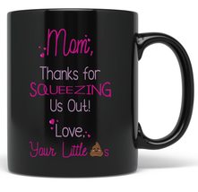 PixiDoodle Mothers Day Coffee Mug - For Mom From Daughter Thank You Mom (11 oz,  - £20.29 GBP+