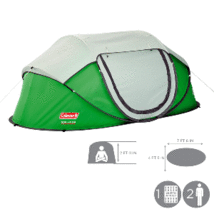 Camco Camping Stool Backpack Cooler - Green - CWRD0054 - £75.13 GBP