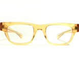 Norman Childs Eyeglasses Frames SPEECE CS Clear Yellow Thick Rim Loud 46... - $93.28