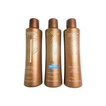 Kit Cadiveu Brasil Cacau All Steps 1-2-3 Eco Keratin 900ml=3x300ml Straightening - £95.57 GBP