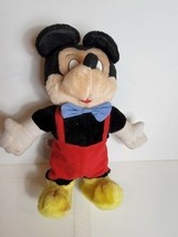 Vintage 1980s Mickey Mouse Little Boppers Dancing Plush Toy Figure Disne... - $20.83