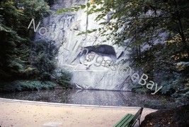 1968 Lion Monument of Lucerne Switzerland Ektachrome 126 Slide - £2.73 GBP