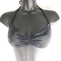 Victoria&#39;s Secret Black Bikini Top String Tie Womens Size S - £19.35 GBP