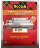 Scotch 150ct Thermal Pouches Letter Size 3mm - $508.69 MXN