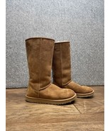 UGG 5815 Classic Tall II Sheepskin Boots Chestnut Brown Size 8 BBL JD - €83,94 EUR